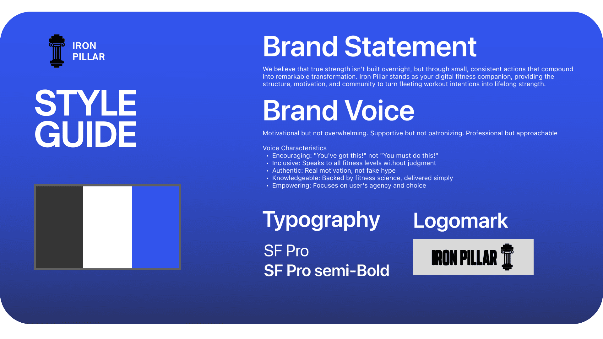 Iron Pillar style guide